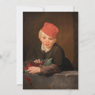 Invitación Edouard Manet - Niño con Cerezas