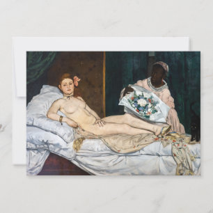 Invitación Edouard Manet - Olympia