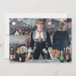Invitación Edouard Manet - Un bar en el Folies-Bergere