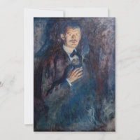 Edvard Munch - autorretrato con cigarrillo