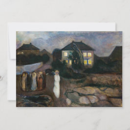 Invitación Edvard Munch - La tormenta