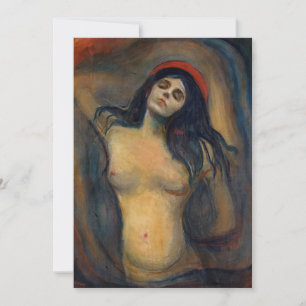 Invitación Edvard Munch - Madonna
