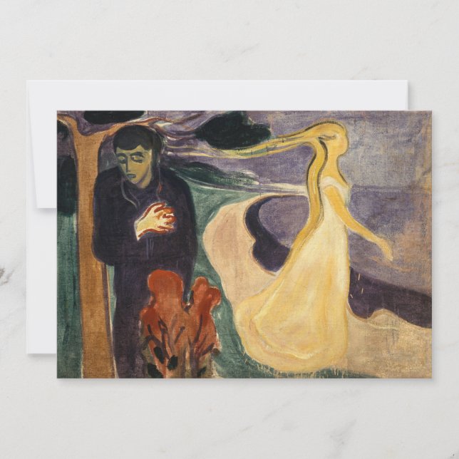 Invitación Edvard Munch - Separación (Anverso)