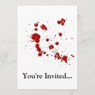 Invitación Eee, es esa sangre en tu
