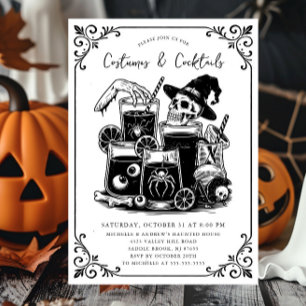 Invitación Eerie BebeCocktail Party Halloween