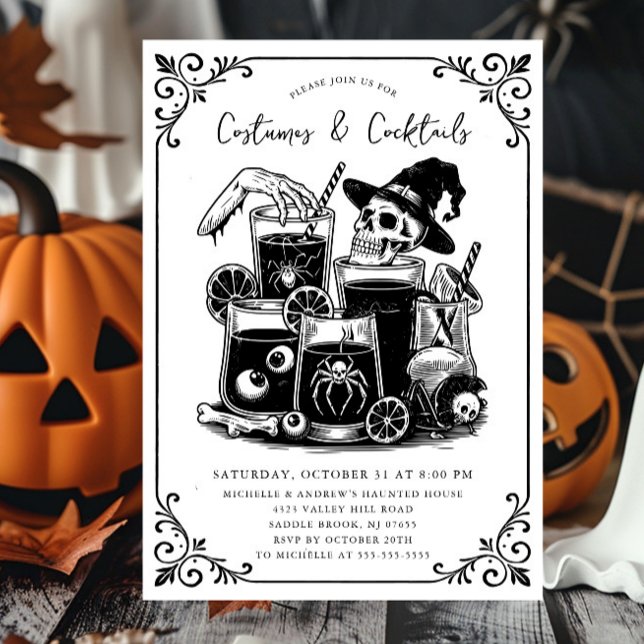 Invitación Eerie BebeCocktail Party Halloween (Subido por el creador)