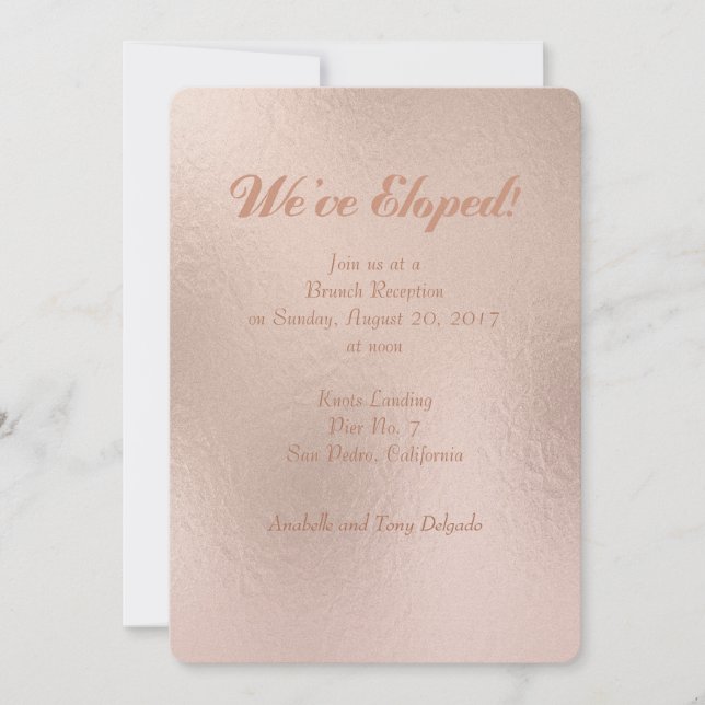 Invitación Efecto Relieve metalizado dorado Rosa Hemos elimin (Anverso)