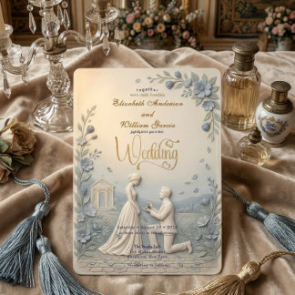 Invitación Efecto Vintage Elegante Boda