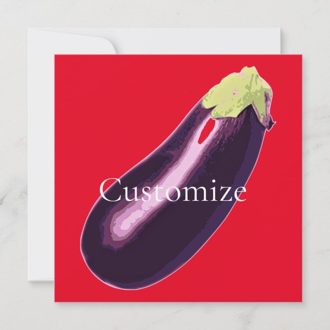 Invitación Eggplant Thunder_Cove (Anverso)