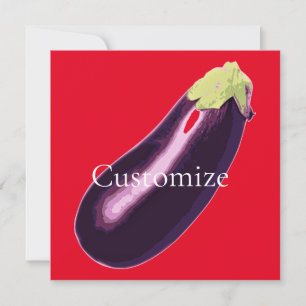 Invitación Eggplant Thunder_Cove