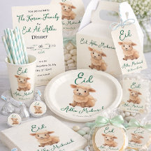 Eid  Al Adha Beige Cute Sheep Party