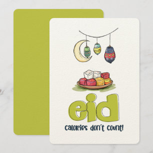 Invitación Eid Mamoul Sin Arrepentimientos   ¡Las Calorías No