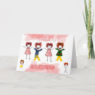 Invitación Einladung Klassentreffen