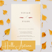 Ejemplo de Boda fotográfico de tipografía de crema