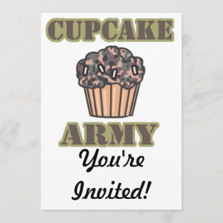 Invitación Ejército de tortas