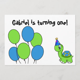 Invitación El 1r cumpleaños de Gabriel