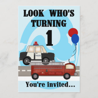 Invitación El 1r cumpleaños de la emergencia invita
