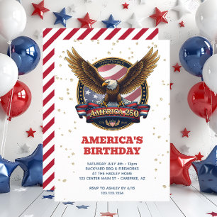 Invitación El 250 cumpleaños de América