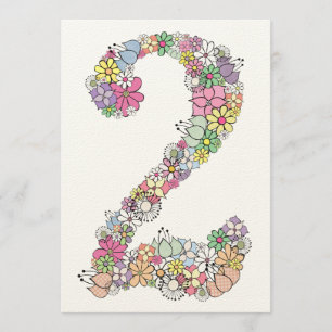 Invitación El 2do personalizado de la fiesta de cumpleaños de