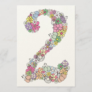 Invitación El 2do personalizado de la fiesta de cumpleaños de