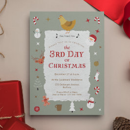 Invitación El 31° Día de los Navidades, retrasado Fiesta de N