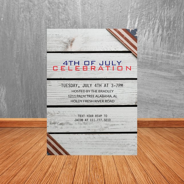 Invitación El 4 de julio, Día de la Independencia de la Mader (Subido por el creador)