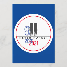 Invitación El 911Patriótico World Trade Center