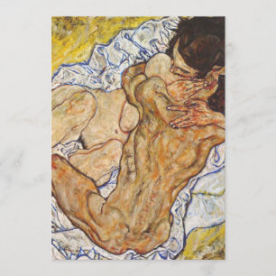 Invitación El abrazo Egon Schiele