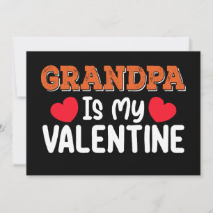 Invitación El abuelo es mi hija de familia en San Valentín