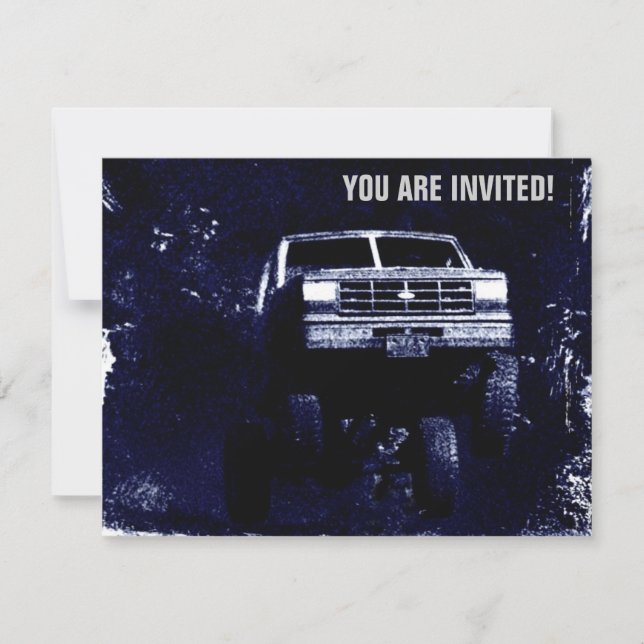 Invitación El acontecimiento o Mudding del Motorsports invita (Anverso)