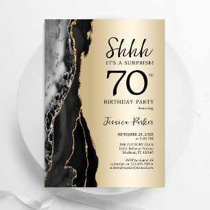 Invitación El Agate Negro de Oro sorprende 70 años