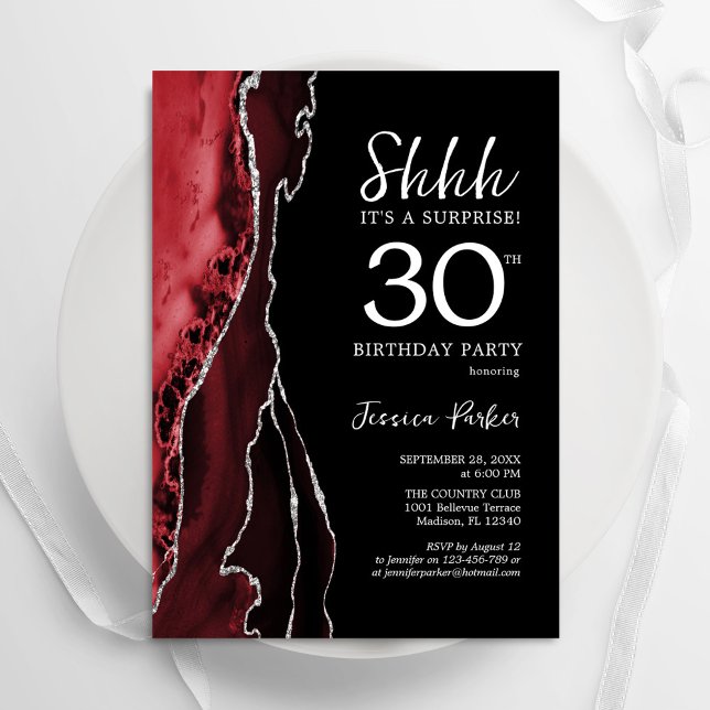 Invitación El Agate Rojo Negro sorprende a los 30 años (Subido por el creador)