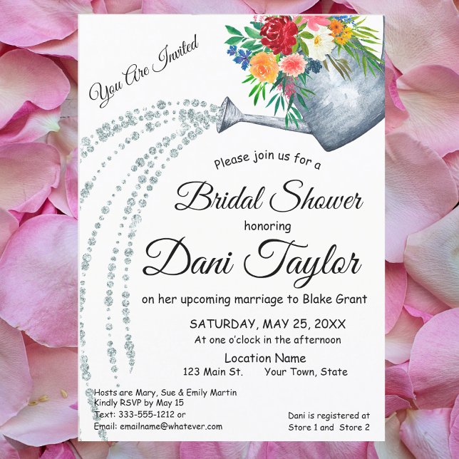 Invitación El agua rústica suave puede bañarse con flores de  (Subido por el creador)