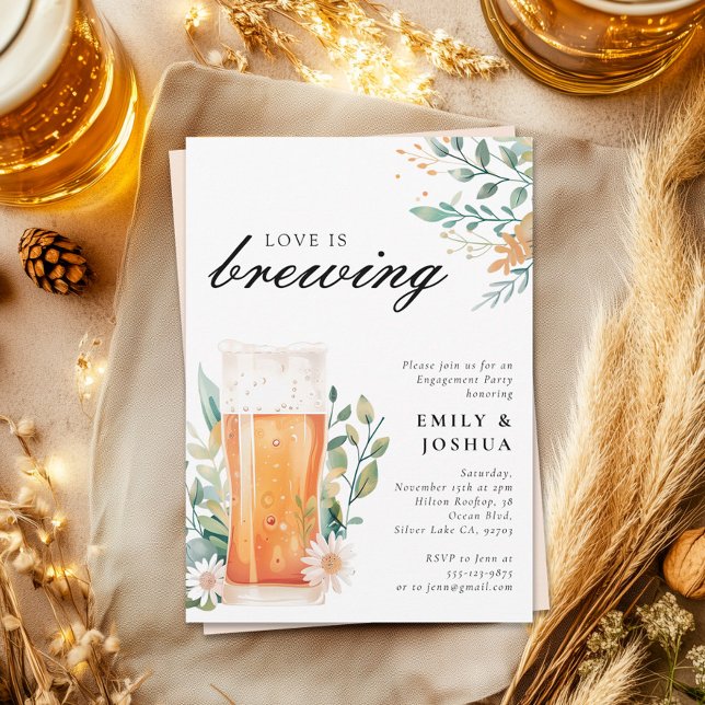 Invitación El amor a la cerveza está preparando una fiesta de (Subido por el creador)
