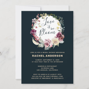 Invitación El amor amoroso negro amoroso está en la ducha de 
