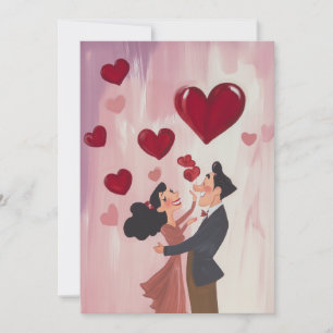 Invitación El amor caprichoso en el aire