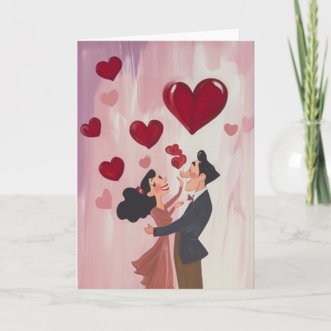 Invitación El amor caprichoso en el aire (Anverso)