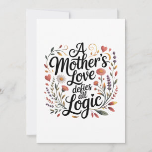 Invitación El amor de una madre desafía toda lógica