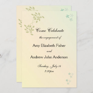 Invitación El amor en el compromiso de Personalizable de Laur