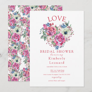Invitación El amor en la flor de la novia