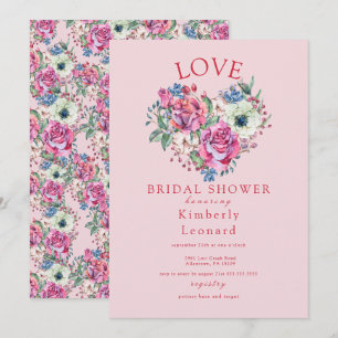 Invitación El amor en la flor de la novia