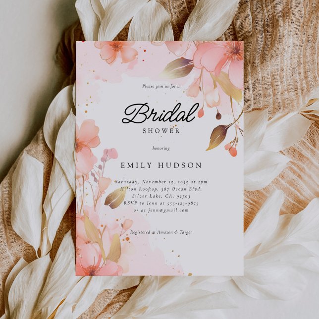 Invitación El amor en la flor de la novia (Subido por el creador)
