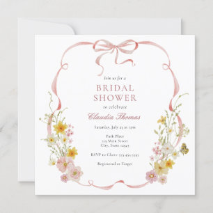 Invitación El amor en la flor rosa de la flor de la sangre In