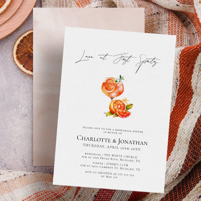 Invitación El amor en la primera cena de ensayo moderna de Sp (Subido por el creador)