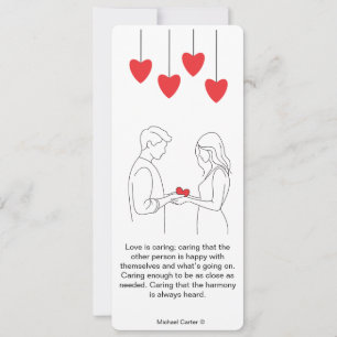 Invitación El amor es cuidar