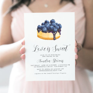 Invitación El Amor es Dulce (Tarta de Queso) Desayuno de No