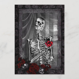 Invitación El amor es el eterno Boda gótico