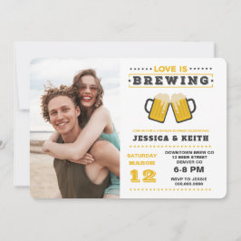 Invitación El amor es la elaboración de la cervecería, la duc