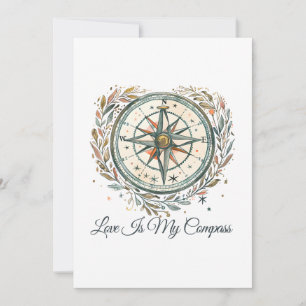 Invitación El Amor Es Mi Brújula – Diseño de Orgullo de Campi