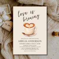 El amor es preparar café, ducha de novia